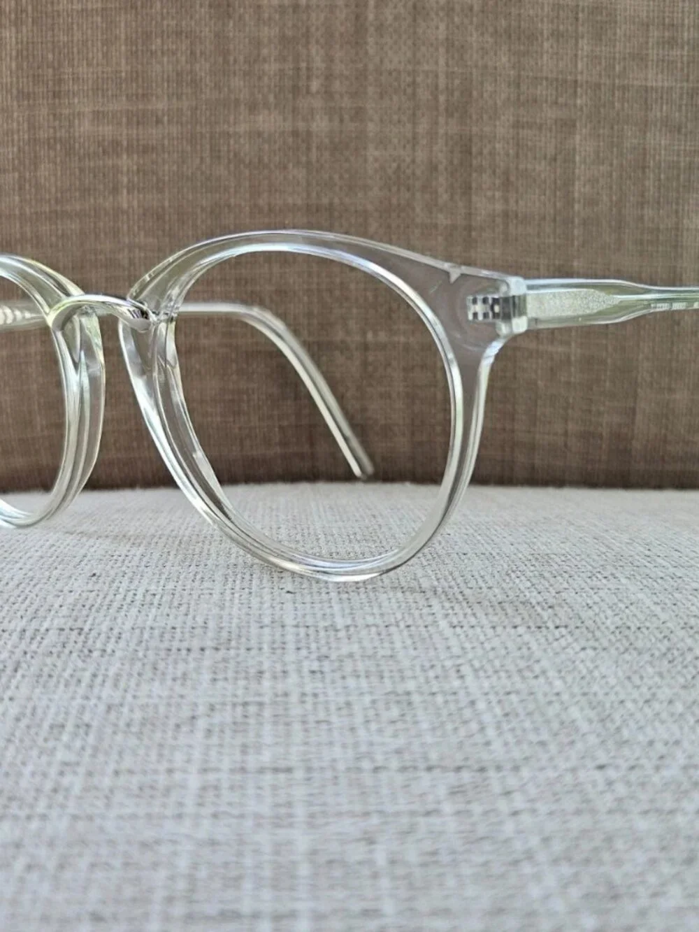 Kirkland Signature Glasses Frame Crystal Clear MOOSE Eyewear Eyeglasses Italy